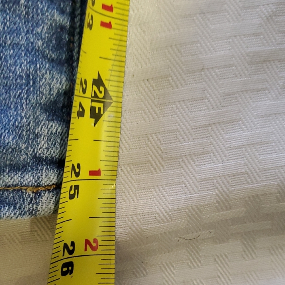 Frame Le High Straigh Denim Blue Ankle Cropped Jeans - Picture 4 of 12